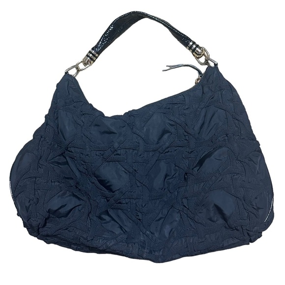 Stuart Weitzman Textured Black Purse - Picture 1 of 8